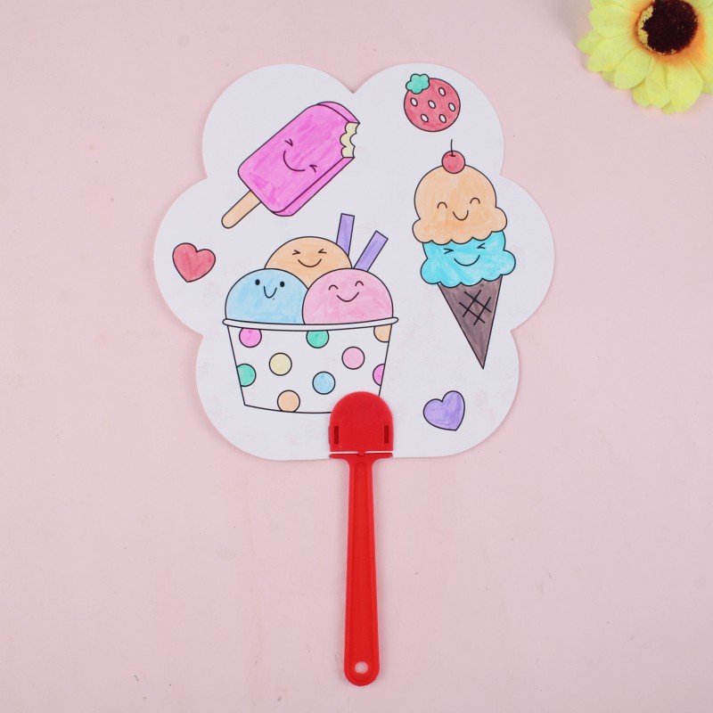 Abanico de Pintura Creativa DIY, Regalos para el Día del Niño, Actividades Escolares, Recompensas para Estudiantes, Premios, Regalos de Cumpleaños