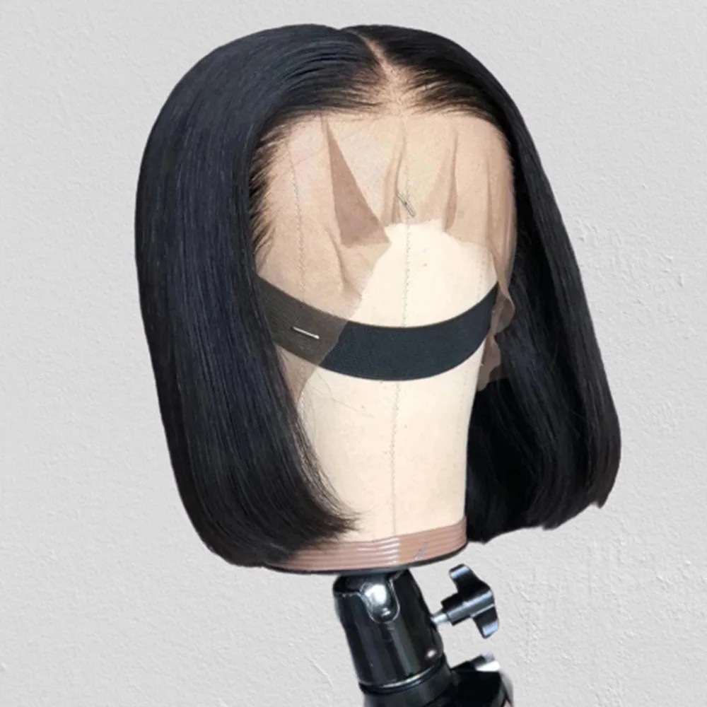 10 Grade 13*4 Frontal Indian Hair Straight Bob Original Human