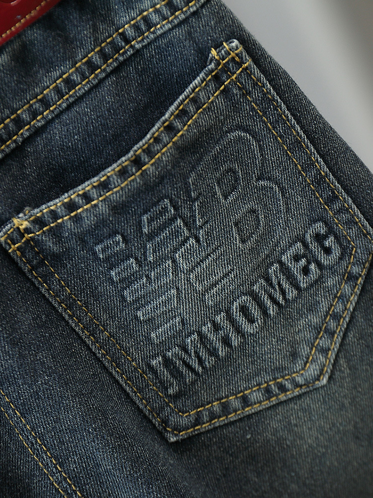 5752 Jeans modernos y elegantes para niños, pantalones de moda para niños, primavera y otoño, pantalones largos infantiles, moda 2026 image 5