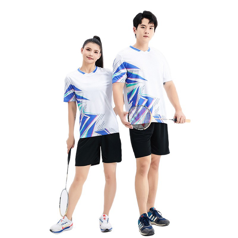 Nuevo traje de bádminton, ropa deportiva de verano, equipo al aire libre para adultos, ropa de entrenamiento competitivo, jersey de bádminton