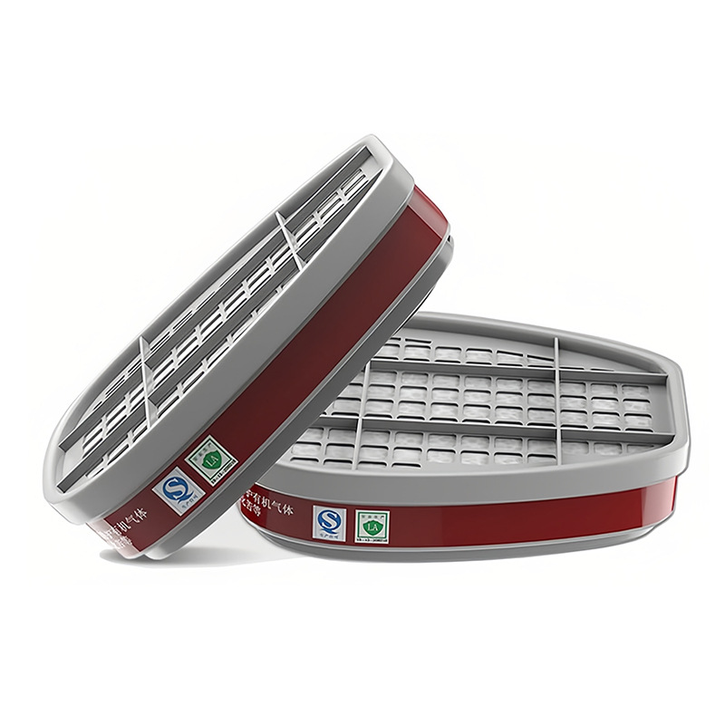 6001滤毒盒防有机气体蒸汽喷漆甲醛防护面具过滤盒活性碳防面罩