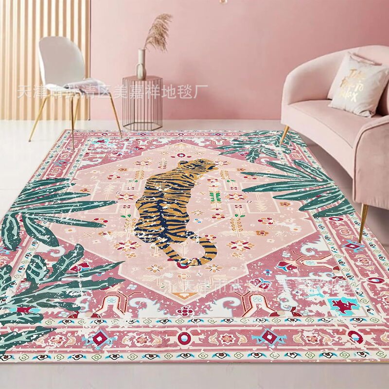 Cross-Border Trendy Faux Cashmere Carpet, Stain-Resistant and Easy to Care For, Home Sofa Blanket, Drop-Shipping Bedroom Non-Slip Bedside Rug