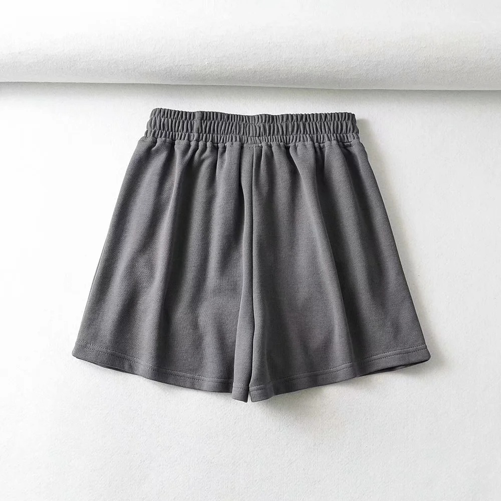 fashion loose elastic high waist thin sports casual shorts  NSAC52926