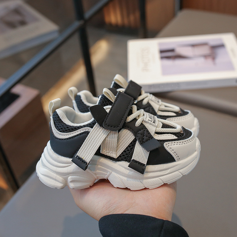 Zapatillas deportivas para niños, estilo casual, de malla, transpirables, para primavera 2026, para niños y niñas, para niños pequeños y niños mayores.