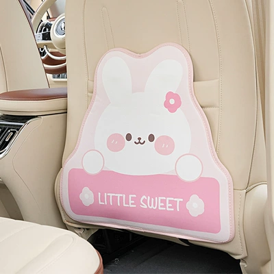 Car Anti-Kick Pad Creative Car: Chair back anti-kick pad - three-dimensional-anti-kick-pad-tulip-rabbit
