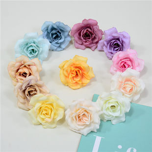 Diamond small ethnic hair accessory handmade, flowered, DIY