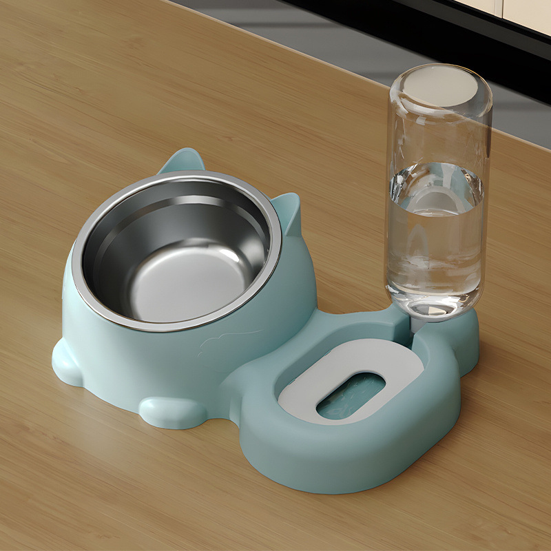 연한 녹색/경사형 목 보호대 - 강아지/고양이 겸용 --- 올해 꼭 사야 할 아이템