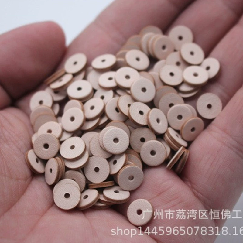 Двусторонняя прокладка из воловьей кожи, Двухслойное уплотнение кромок, браслет Wen Play Bodhi, ультратонкая прокладка, 6 810, свободные бусины, аксессуары для ювелирных изделий своими руками