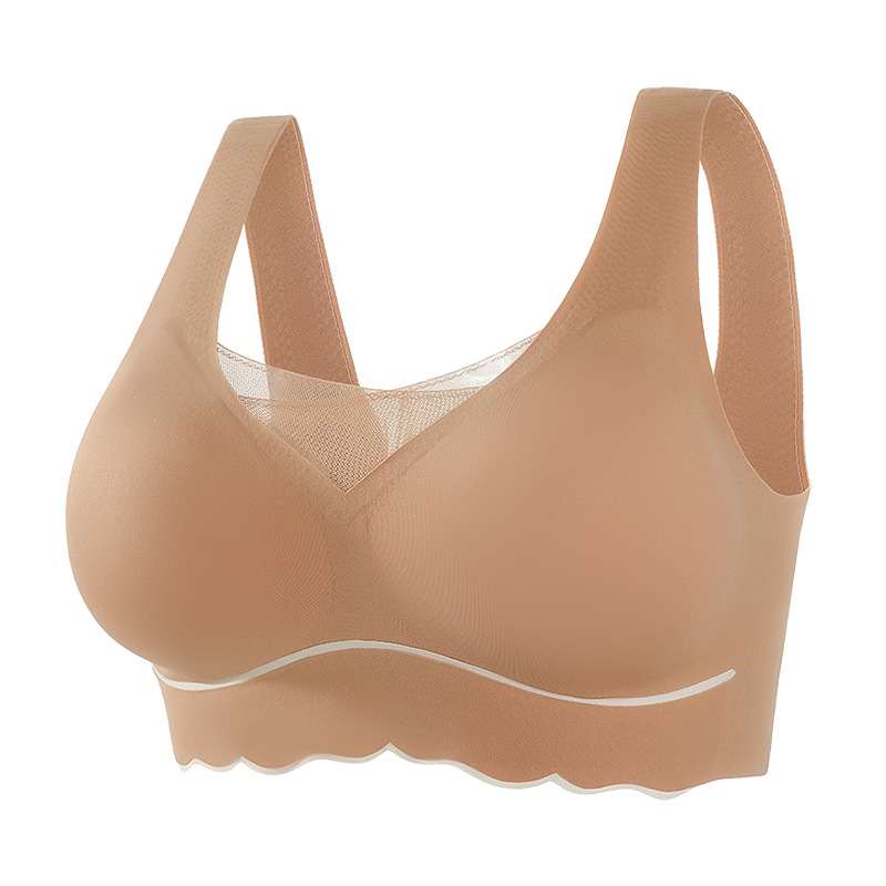 Tops de tubo de gran tamaño, ropa interior antideslumbrante, soporte de levantamiento para mujer, sujetador estable, anti-caída, sujetador ajustado y transpirable