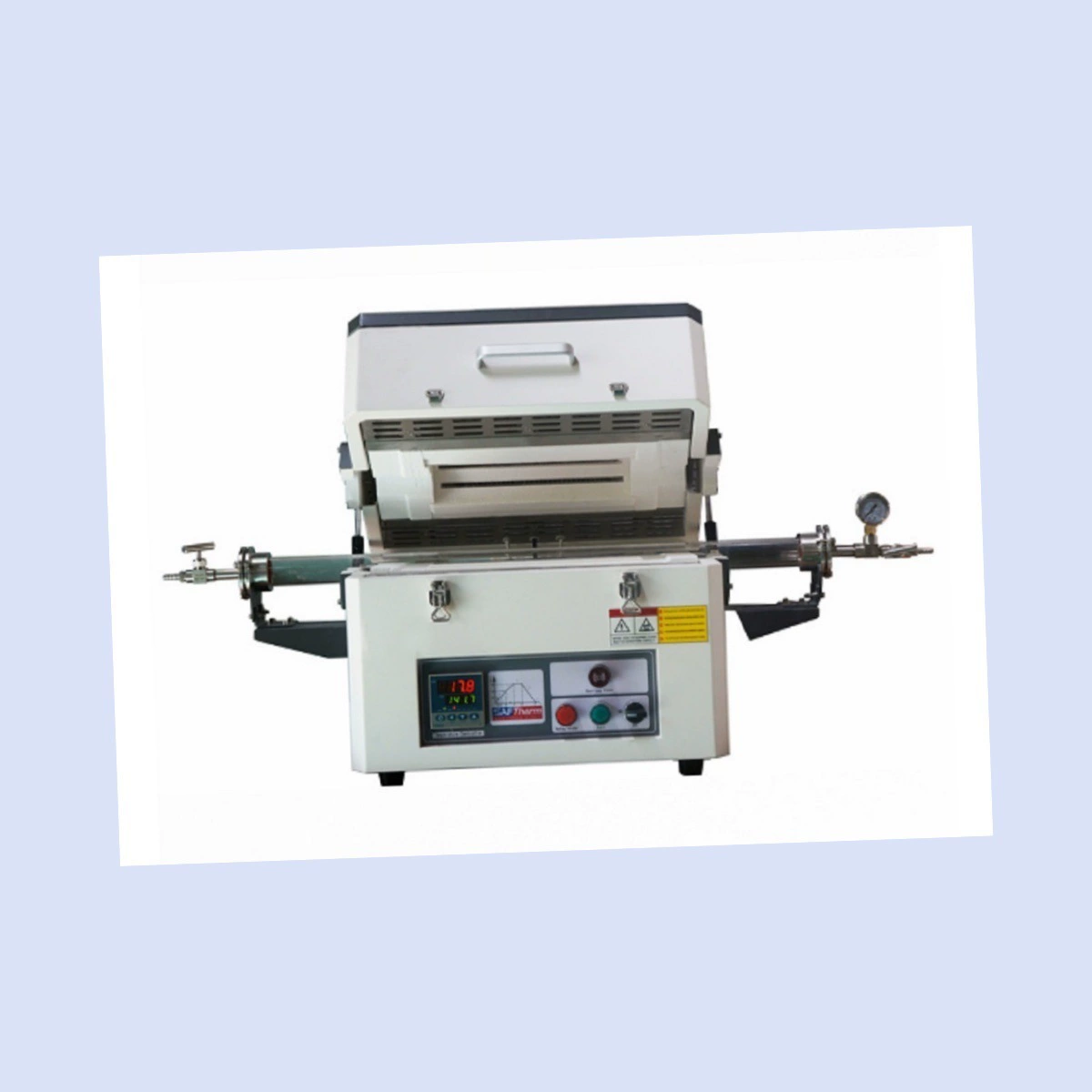 Цена договорная - Муфельная печь с трубкой из керамического волокна, модель 22-HG-ZKG1410, библиотека № M366117