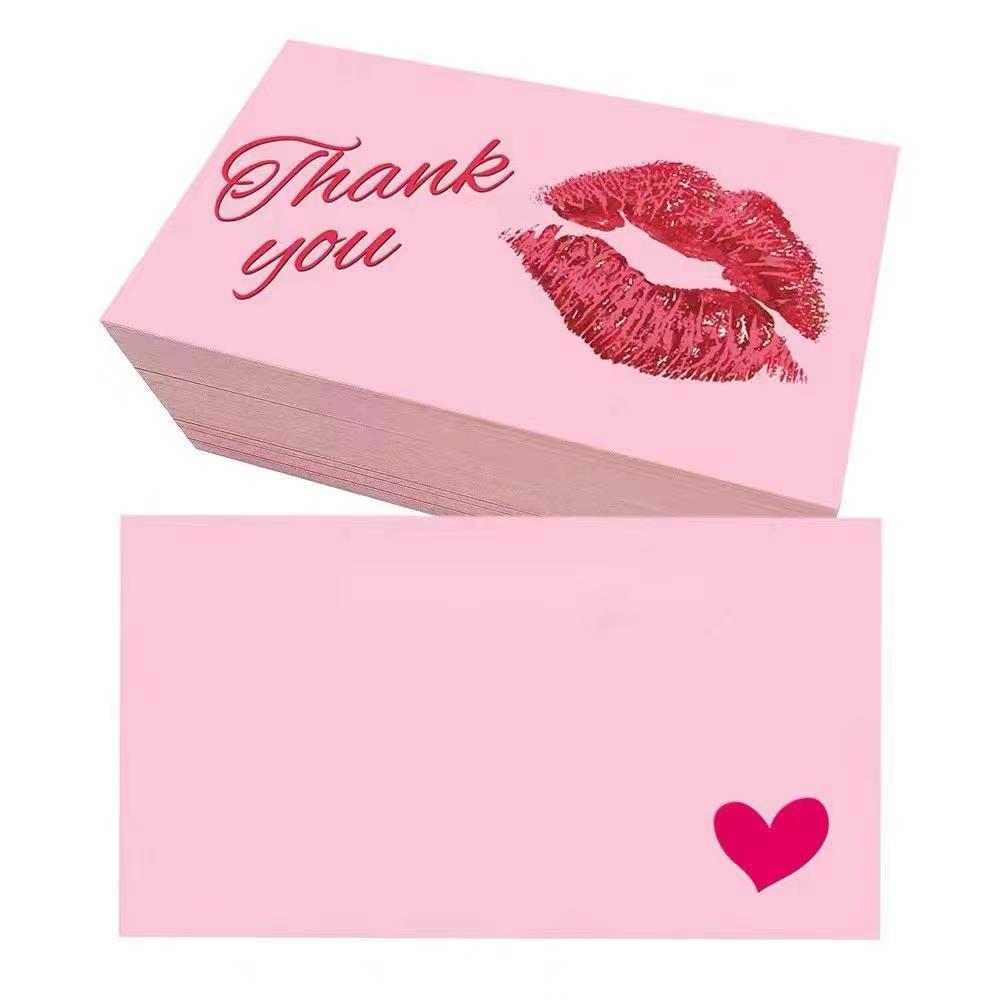 Tarjetas adhesivas “Gracias por su compra”, decoración comercial 9x5 cm image 3