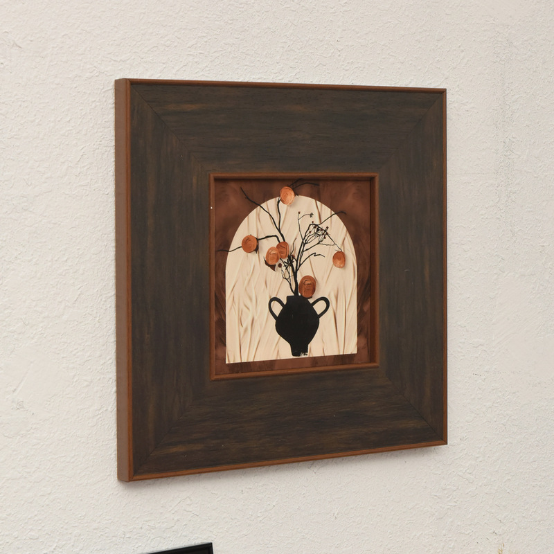 Retro Wide-Brimmed French Imitation Wood Ps Foam Photo Frame Gallery Oil Painting Mounting Frame DIY Specimen Outer Frame Manufacturer