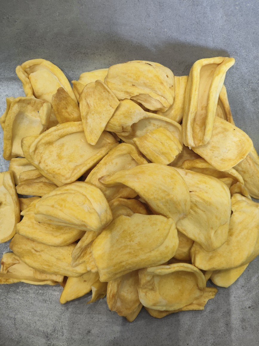 Freeze-Dried Jackfruit Chips (Artocarpus heterophyllus) — Ready-to-Eat Fruit Snack, 500g quality and texture