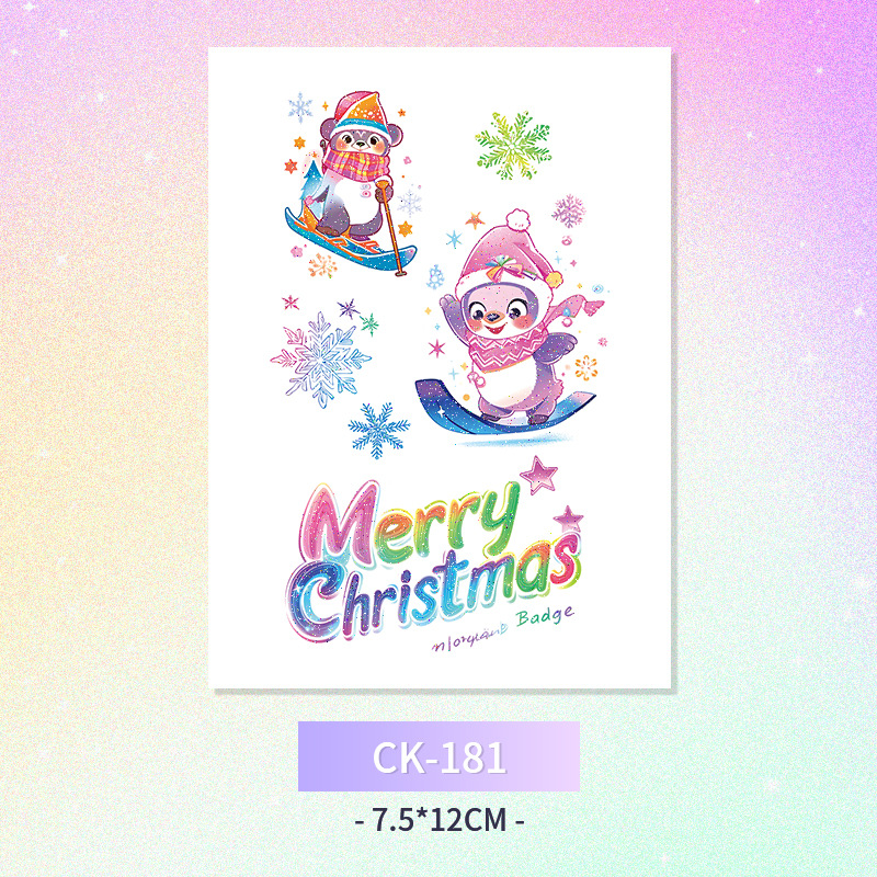 Glitter mariposa cara pegatinas tatuaje pegatinas hadas lavable impermeable de larga duración lindo unicornio ciervo Luna Estrella Planeta