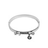 Accessory, fashionable bracelet stainless steel, Amazon, European style