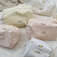 54181 新ローズフラワー化粧品バッグ大容量スキンケア製品収納袋旅行用トイレタリー化粧ポーチ