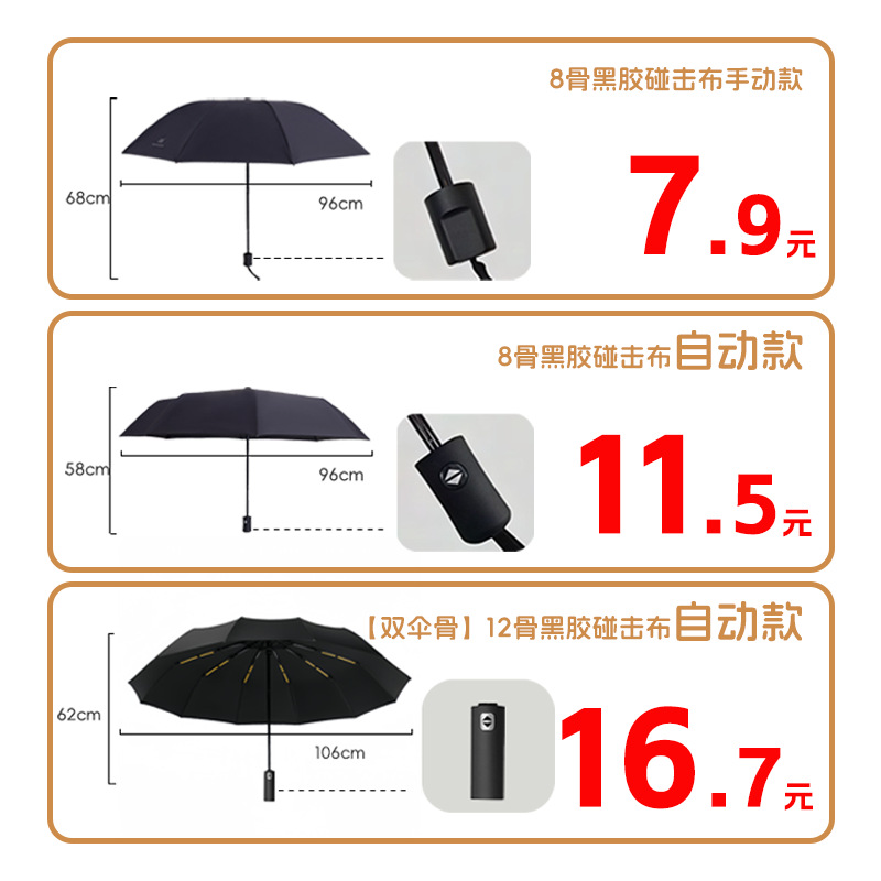 automatic umbrella solar-powered
