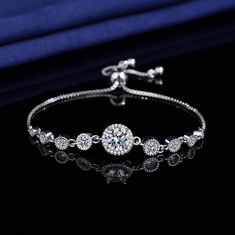 Nueva Pulsera Redonda con Dije de Siete Princesas