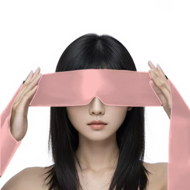 Simulated silk satin adult flirting eye mask stage props bow hand…