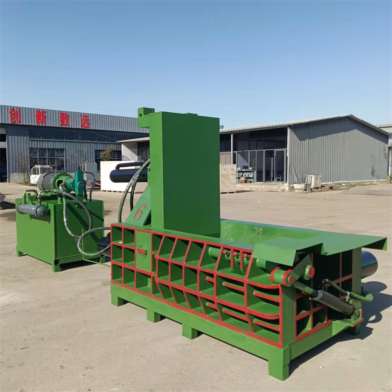 不锈钢铁皮压块机全自动铝削压块机125吨金属压块机