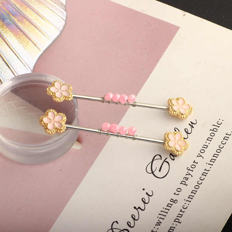 316L Titanium Steel Exaggerated Lady Ear Bone Nail Punk Wind Retro Long Earring detail image 8