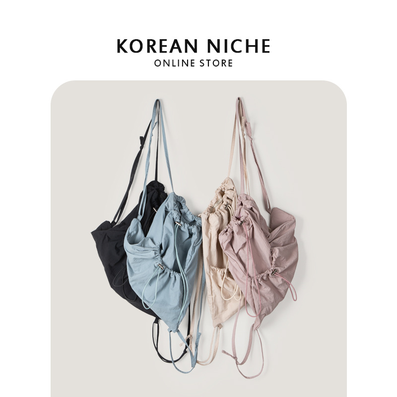 Mochila de Nailon Transpirable y Ligera de Estilo Harajuku Informal Unisex para Mujer, Verano 2023