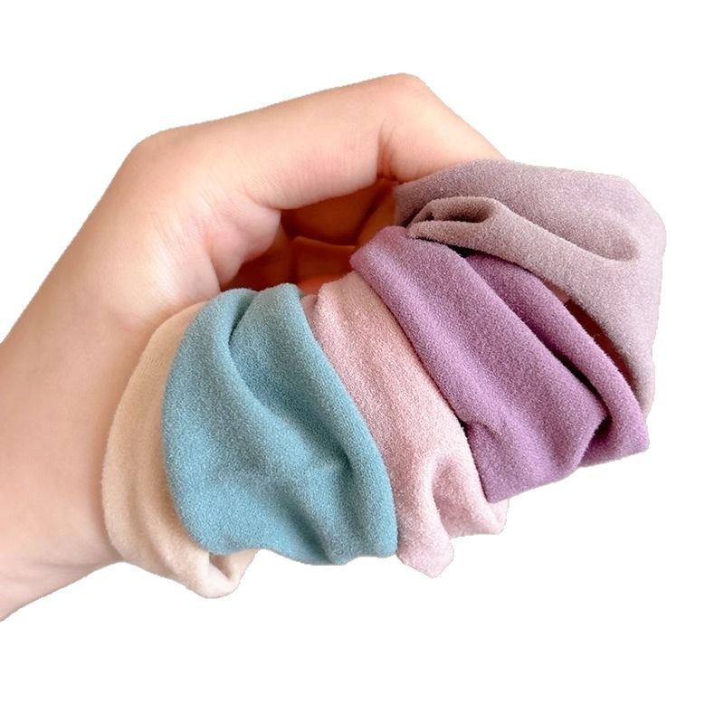 La sensación de la piel máscara anillo de cabello de cola de caballo alta correa de cabello mujer 2025 nueva cuerda de cabeza de alta elasticidad sin costura