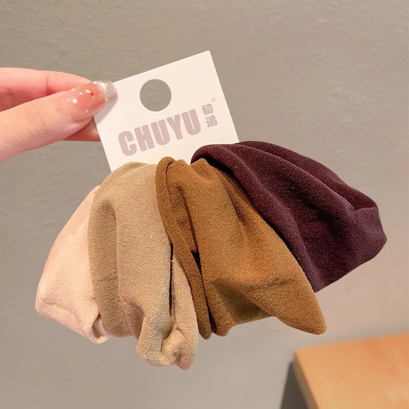 Cauda de caballo coreana de alta elasticidad máscara de color gruesa anillo de cabello de dopamina arco duradero no daña adornos para el cabello