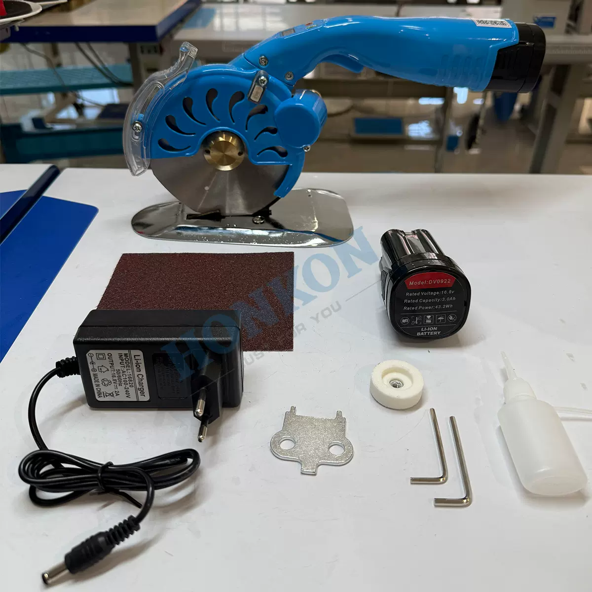 手推式125圆刀裁剪机可插电伺服电动电剪刀切布机裁布机