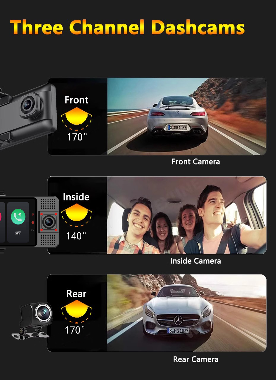 Magellan Intelligent Rearview Mirror Driving Recorder Front and Rear Inner Lens with Navigation Remote Monitoring