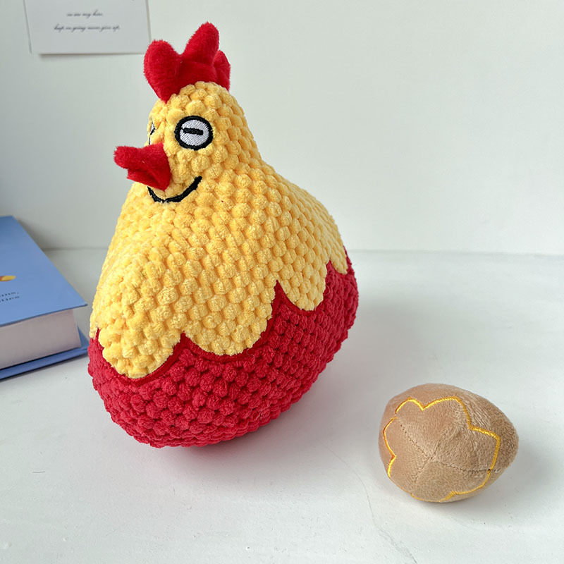 흔들고 알을 낳는 암탉은 높이 18cm, 폭 20cm입니다.