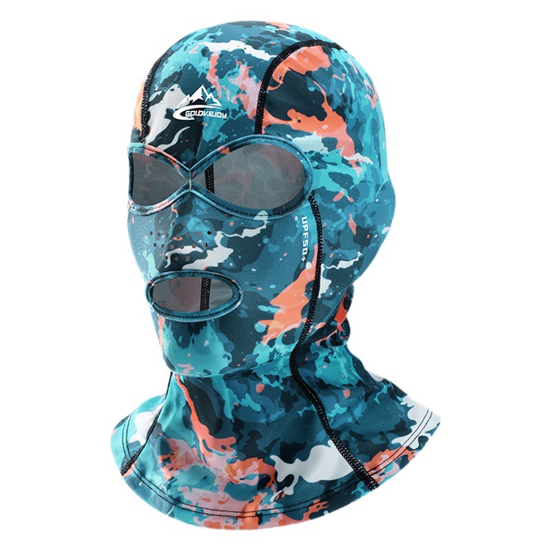Face Gini Swimming Sunscreen Hood Men's and Women's Outdoor Water Drifting Breathable UV-proof Seaside Hood XTJ126