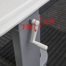 手动升降抽屉桌可写字台式书桌电脑桌儿童家用工作台学生办公手动