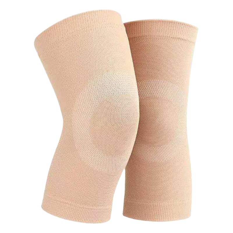 Sports Knee Pads for Women in Autumn and Winter, Running and Fitness, Comfortable, Seamless, Skin-Colored, Widened Edge, Non-Slip, Ultra-Thin Protective Gear for Men