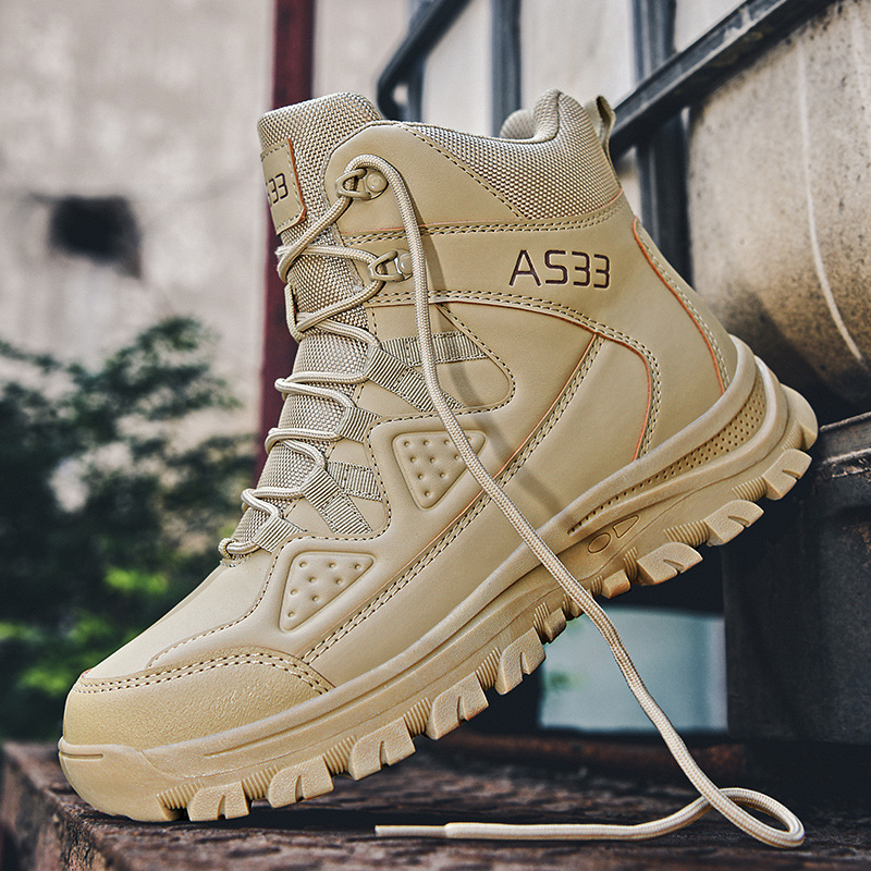 2025 Amazon botas militares grandes transfronterizas botas de combate al aire libre botas del desierto botas especiales nuevas botas militares