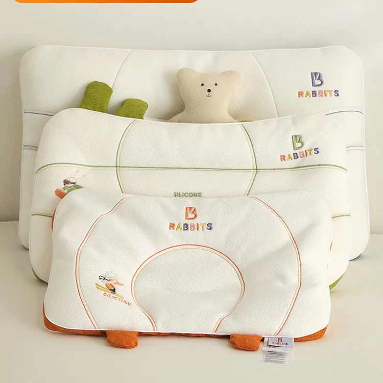 Cartoon three dimensional children's pillow for elementary school students, washable