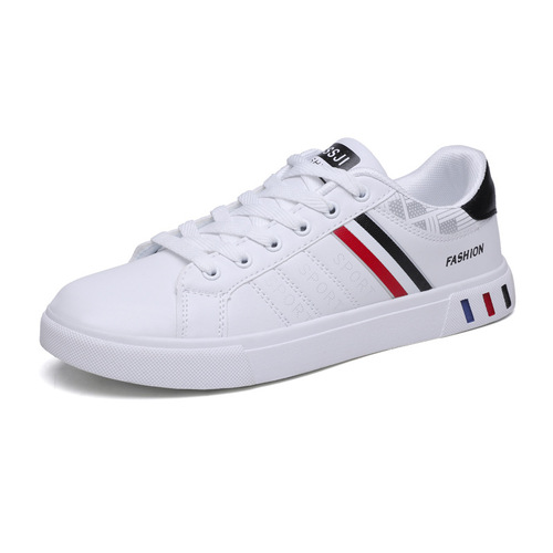 2024 Spring New Casual Shoes Large Men's Platform Sneakers Trendy Breathable White Men's Athletic Shoes Low-top