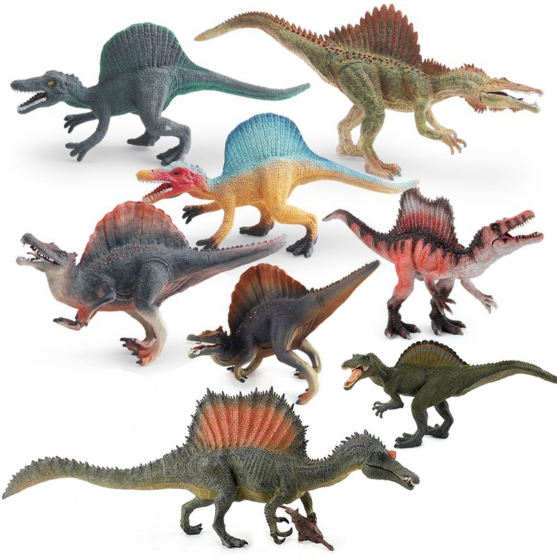 Jurásico sólido simulación de pesca Spinosaurus plástico estático dinosaurio modelo de juguete Amazon eBay transfronteriza Venta caliente