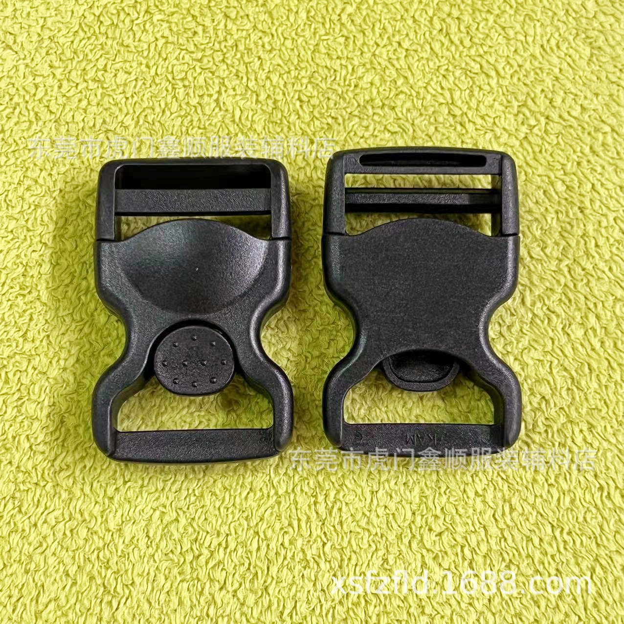 厂家新款6分塑料插扣 2CM短款塑胶带弹簧公母锁扣 20MM背包旁开扣-阿里巴巴