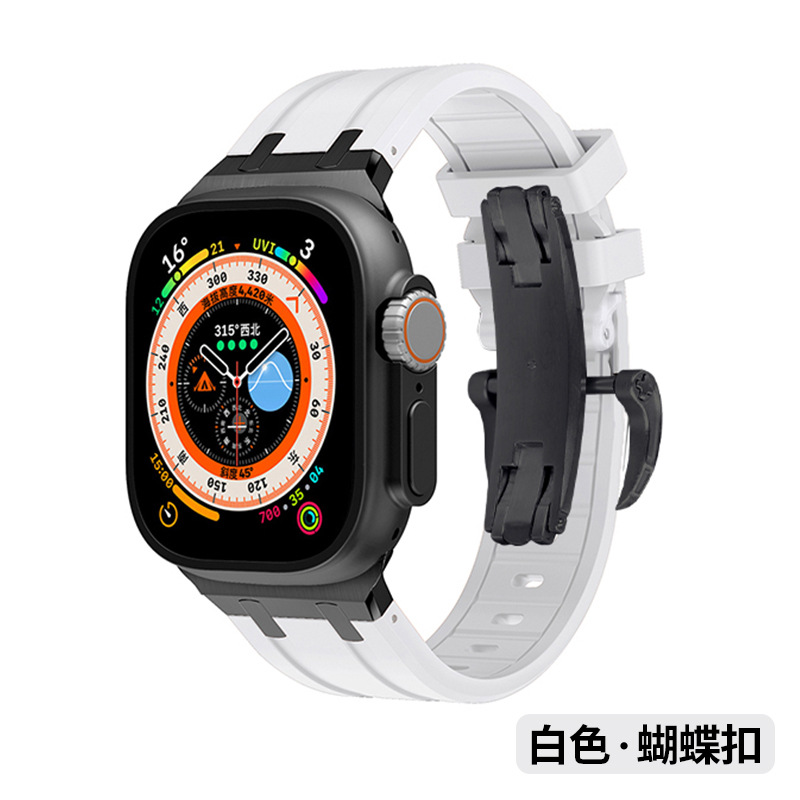 Para Apple iwatch Ultar Apple pulsera s987654 pulsera líquida pulsera de silicona pulsera S11