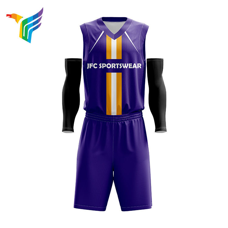 热转印定制男女篮球服