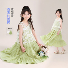 �D�DС��ͯ�bŮͯ�B��ȹ2026�¿��ļ���ͯɭϵ����ȹ�ɼ��׵���ȹ