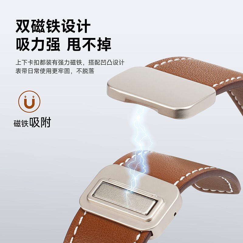 Aplicable para SamsungWatch pulsera de cuero al por mayor 20MM Samsung Huawei Xiaomi pulsera de moda general