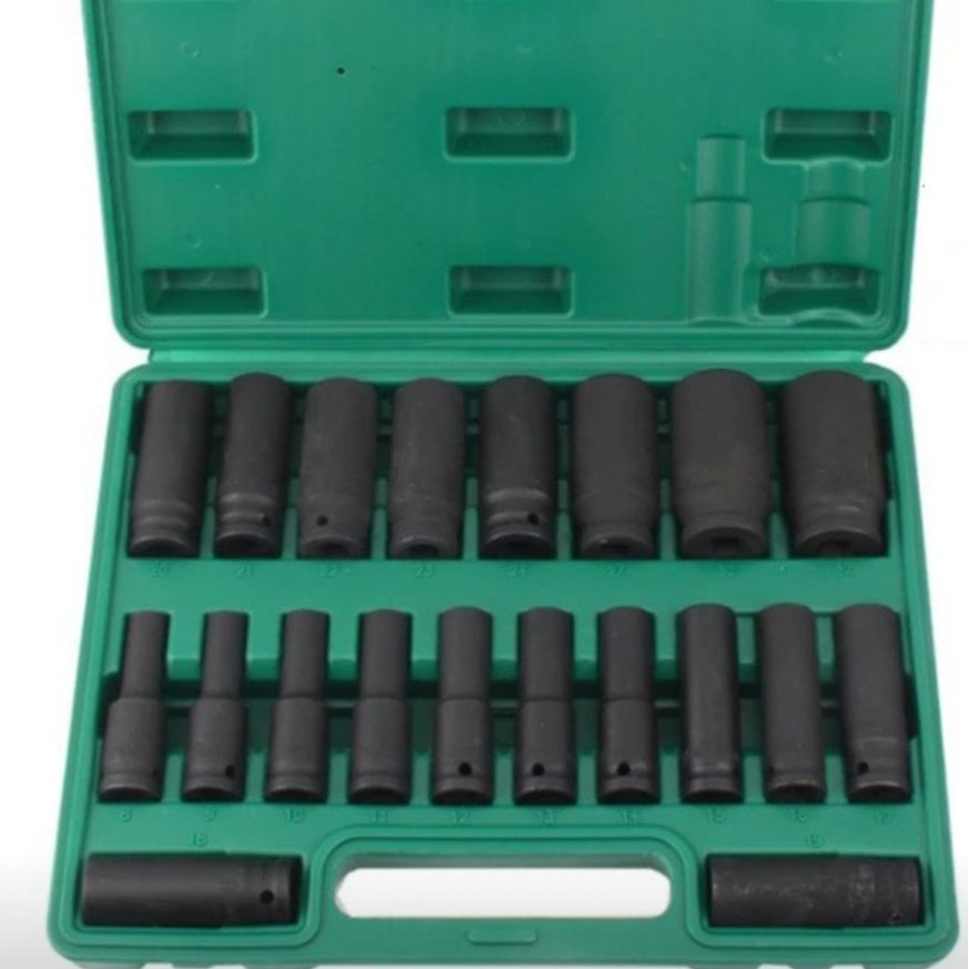 20 unidades neumático manga pistola de aire alargado pullover 1/2 gran volador llave engrosada conjunto cobre auto reparación desmontaje neumático conjunto image 8