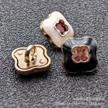 针织开衫衬衫毛衣金属四边形纽扣裙子外套马甲旗袍汉服装饰钮扣