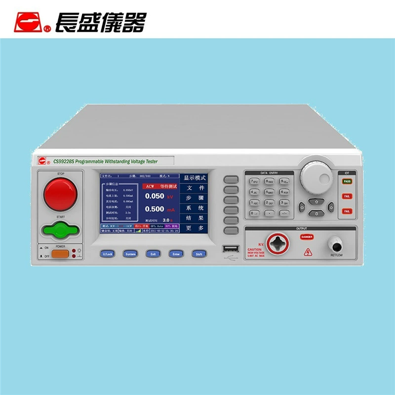 Nanjing Changsheng CS9922BS программно-управляемый изоляционный прибор давления оснащен интерфейсом PLC, RS232C