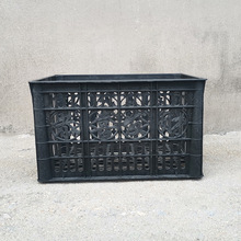 黑色塑料胶筐一次性水果蔬菜运输周转筐周转箱