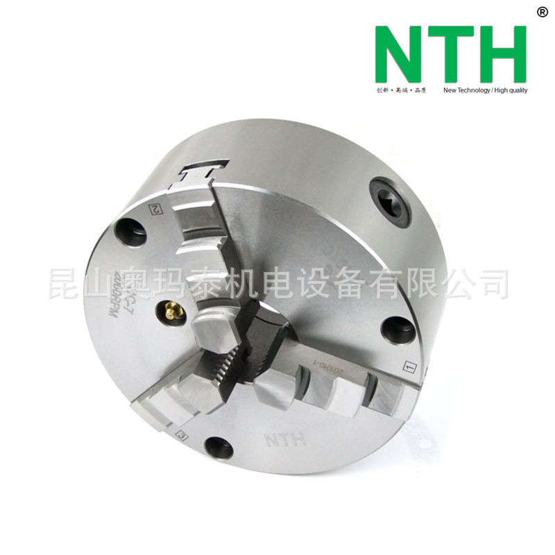 昆山奥玛泰夹头 三爪自定心手动卡盘带正反爪 NTH品牌 日标SC-07