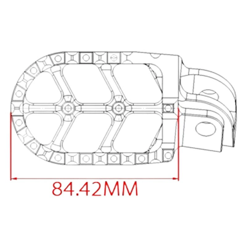 Мотокросс педаль SX125/250 SXF/XCF/250/350/450 модифицированная педаль из алюминиевого сплава CNC