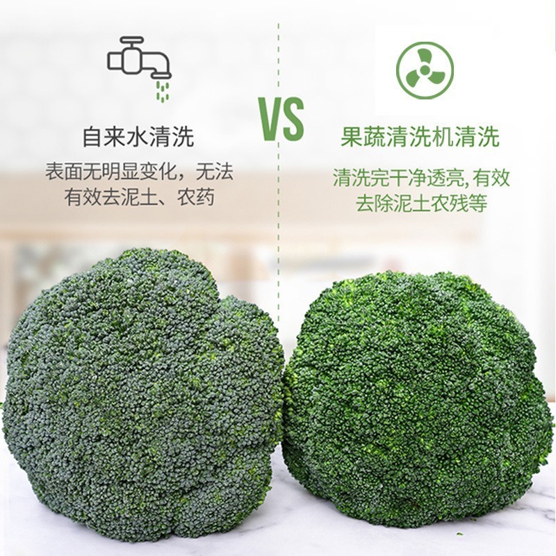 Xuzhong frutas y verduras máquina de limpieza automática multifuncional comercial melón y fruta máquina de lavado de burbujas surf cepillo continuo máquina de lavado de verduras image 4